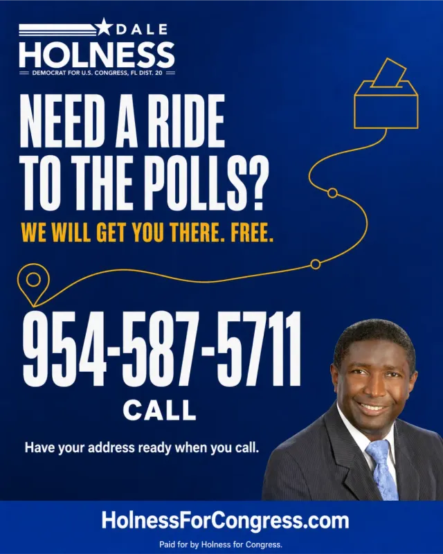 Election day post offering rides to the polls